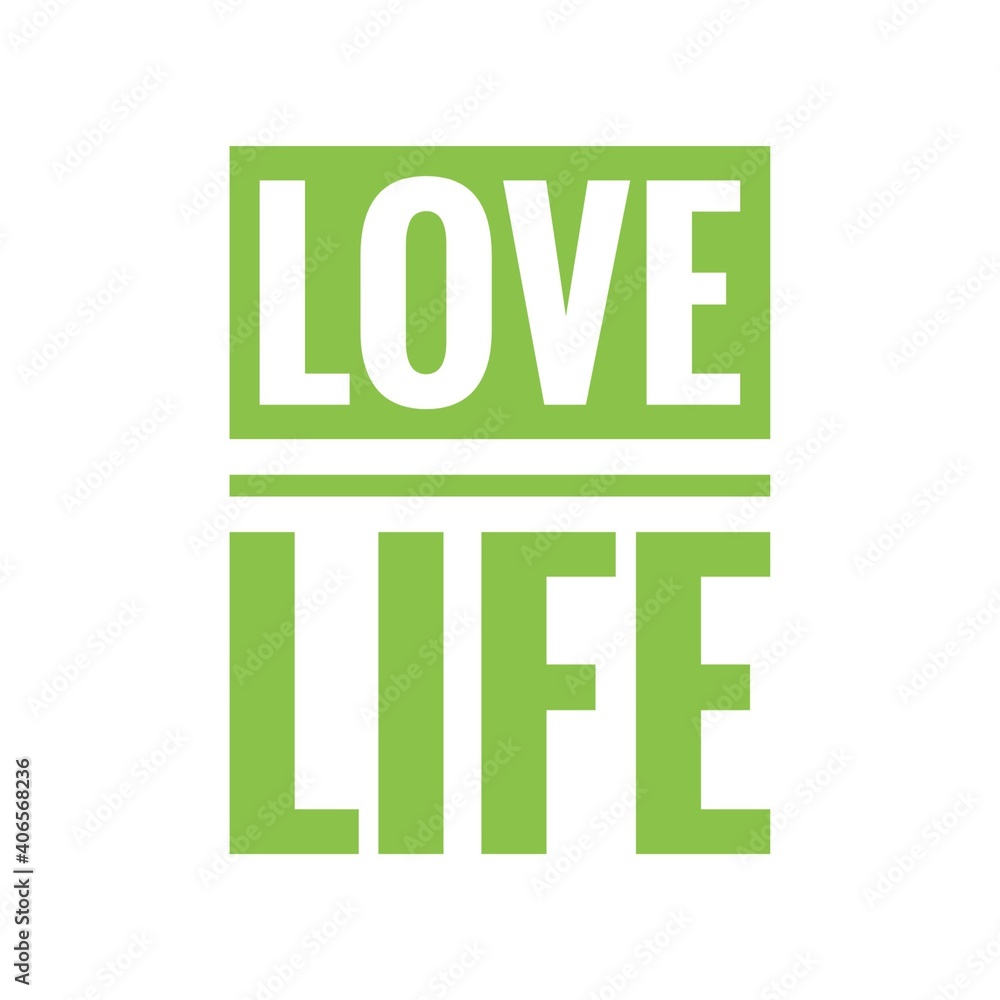 ''Love life'' Lettering