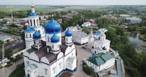 Aerial view of Bogolyubsky monastery at city vladimir. Russia  photo