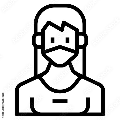 Actress icon for web element , webpage, application, card, printing, social media, posts etc.