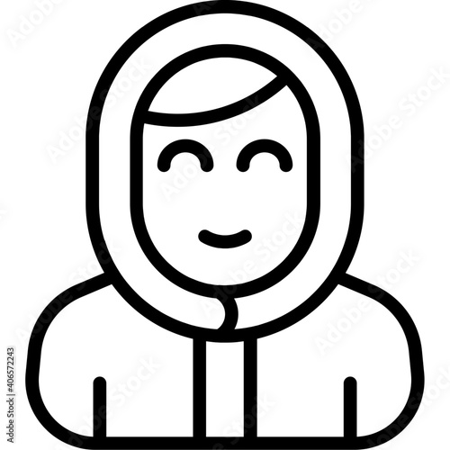 Line icon for eskimo