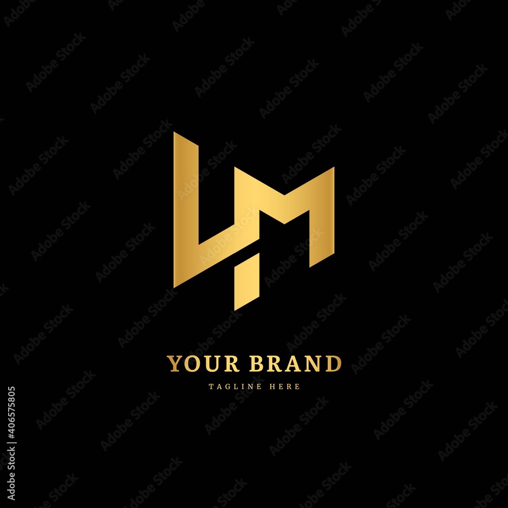 Initial letter LM with striped line. Luxury minimalist logo design concept, fit for company and business. Initial letter LM with striped line. Luxury minimalist logo design concept, fit for company and business.