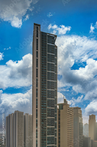 Skyscraper or office building in modern cities