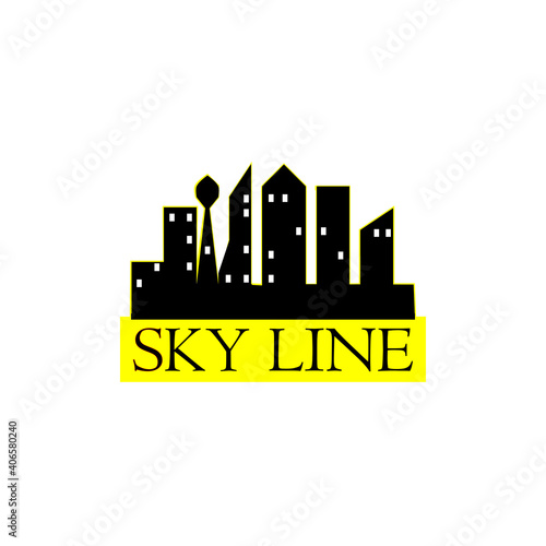 Skyline-themed design  gives a big urban feel and is full of tall buildings