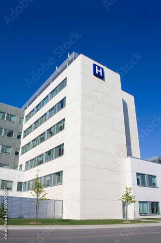 Modern hospital