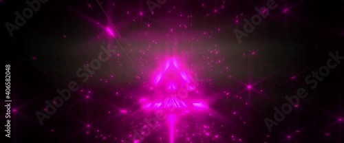 Triangle Tunnel Glow Wide Screen Computer Rainbow Creation Info Relaxing Channel System Online Inside Render Futuristic - 4K Moving Motion Background Animation Abstract VJ Visual photo