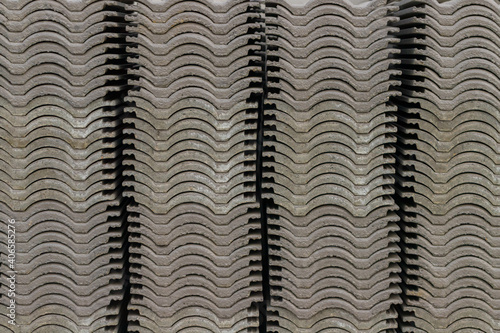 Stack of roofing tiles texture