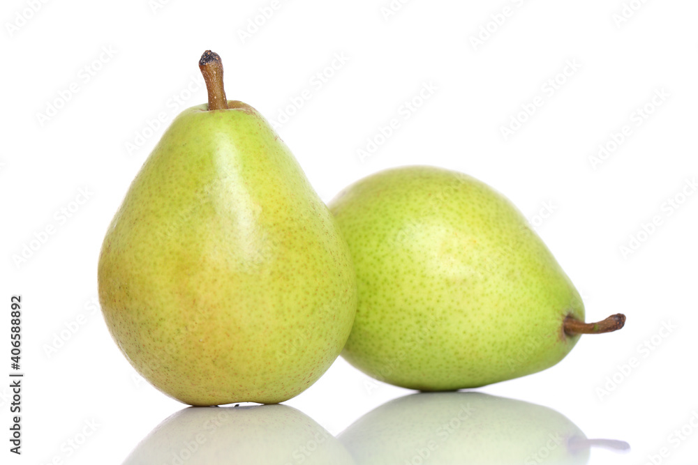 pear on white background pear on white background