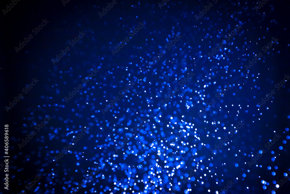 Fototapeta premium Beautiful abstract blue bokeh