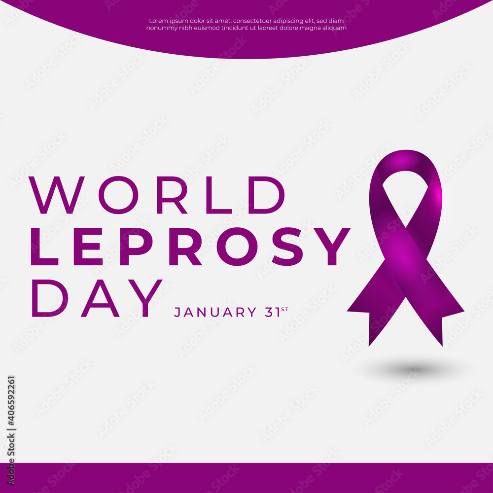 International leprosy day greeting card design International leprosy day greeting card design
