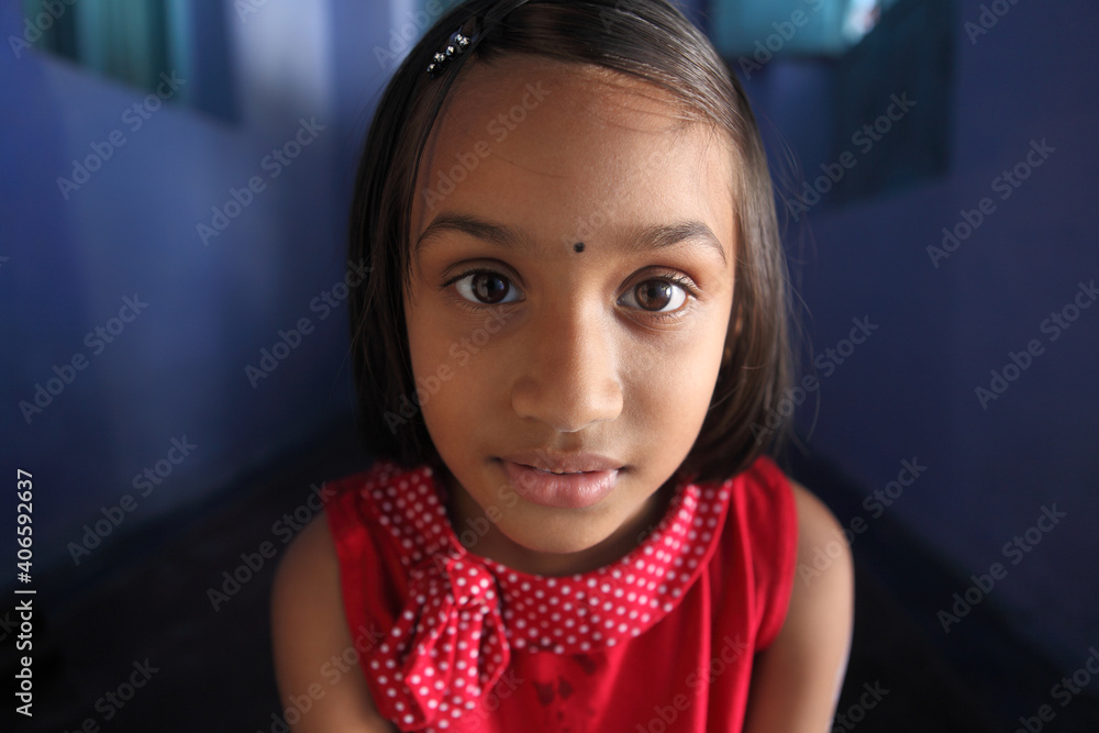 Indian teen girl portrait. Indian teen girl portrait.