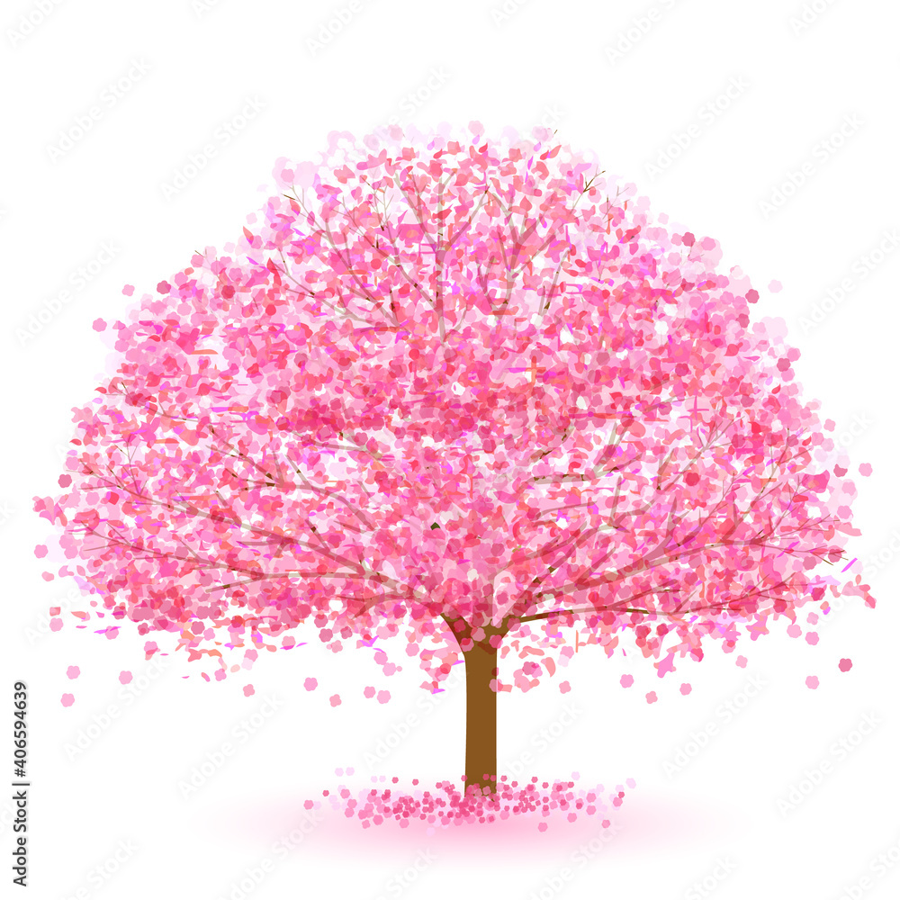 Fototapeta premium 桜 花 春 アイコン