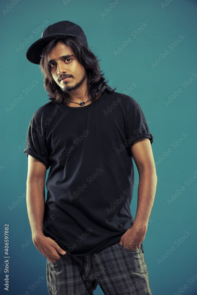 portrait of a person with cap portrait of a person with cap