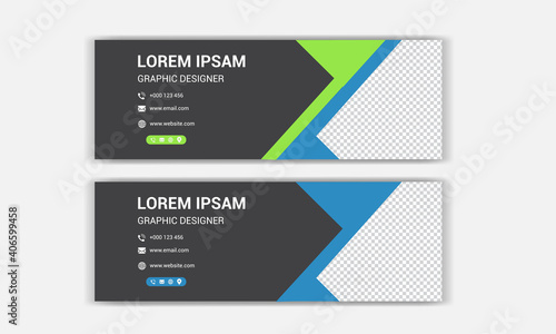 modern Corporate email signature collection.