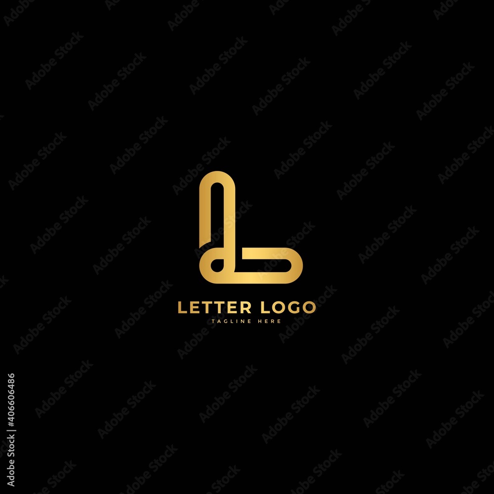 Letter L. Elegant logotype vector. Minimalist concept