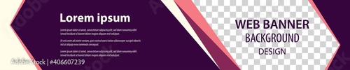 minimalist web banner background design. eps10 vector