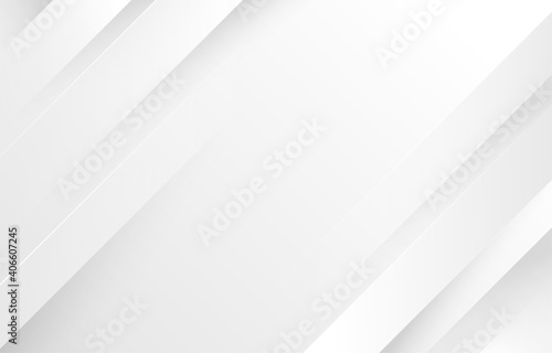 Gray and white diagonal line architecture geometry tech abstract subtle background vector. © Pacha M Vector