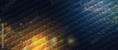 Technology data background, idea of global business solution