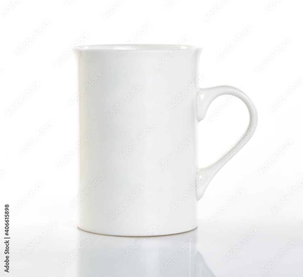 white cup isolated on white white cup isolated on white