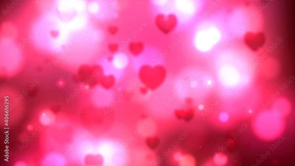 High quality seasonal motion graphic background celebrating St Valentine's Day, with deep red pink color scheme, and shimmering pulsing hearts - add your own text High quality seasonal motion graphic background celebrating St Valentine's Day, with deep red pink color scheme, and shimmering pulsing hearts - add your own text