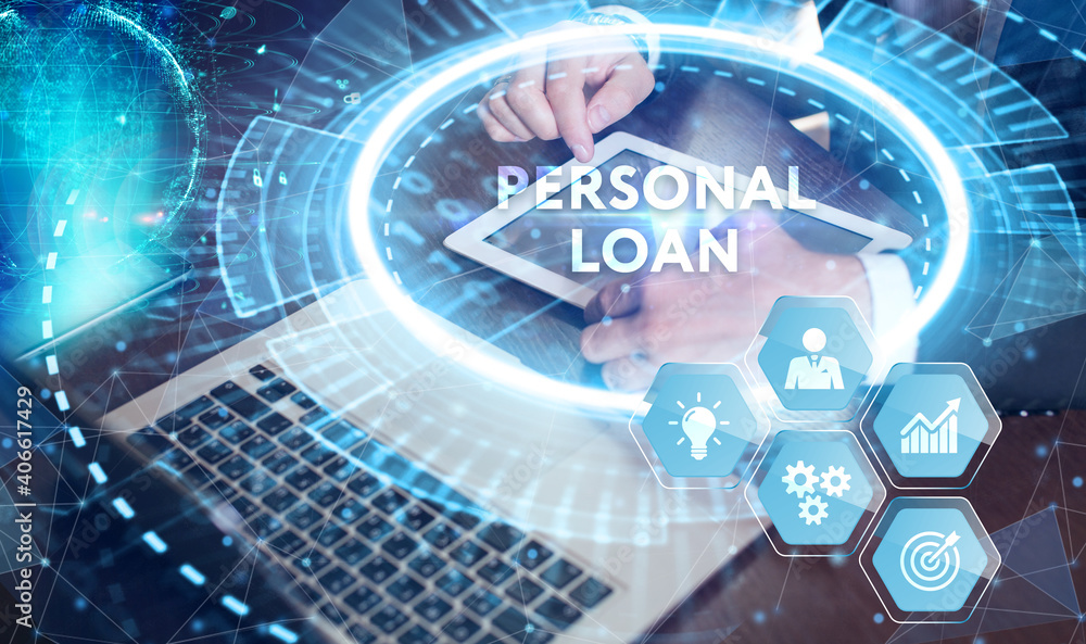 Business, Technology, Internet and network concept. Loan personal finance. Business, Technology, Internet and network concept. Loan personal finance.
