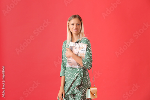 Portrait of beautiful young...