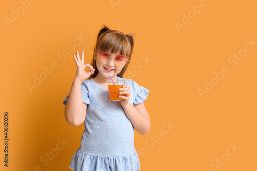 Cute little girl with styli...