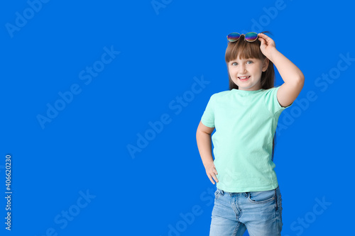 Cute little girl with styli...