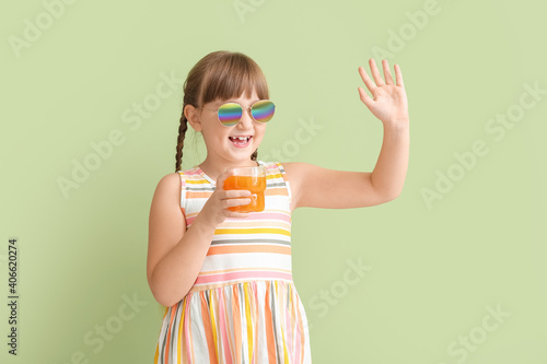 Cute little girl with styli...