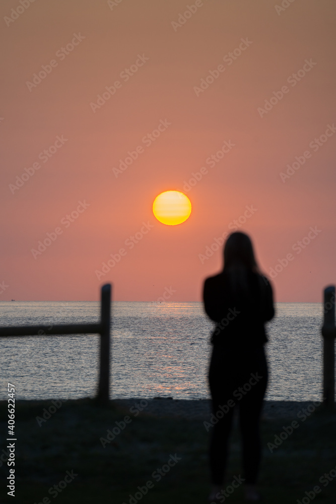 Sunrise silhouette