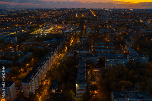 Night city aerial © iuneWind