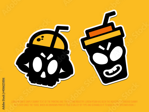 Modern professional logo whey cup in sport industry