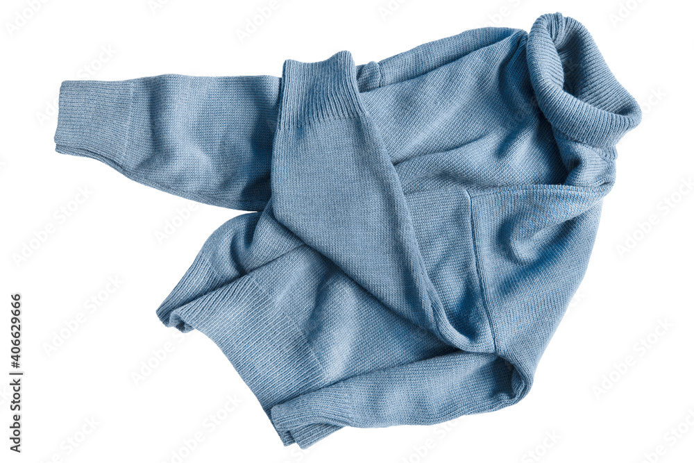 Crumpled sweater isolated