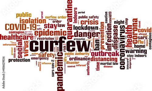 Curfew word cloud