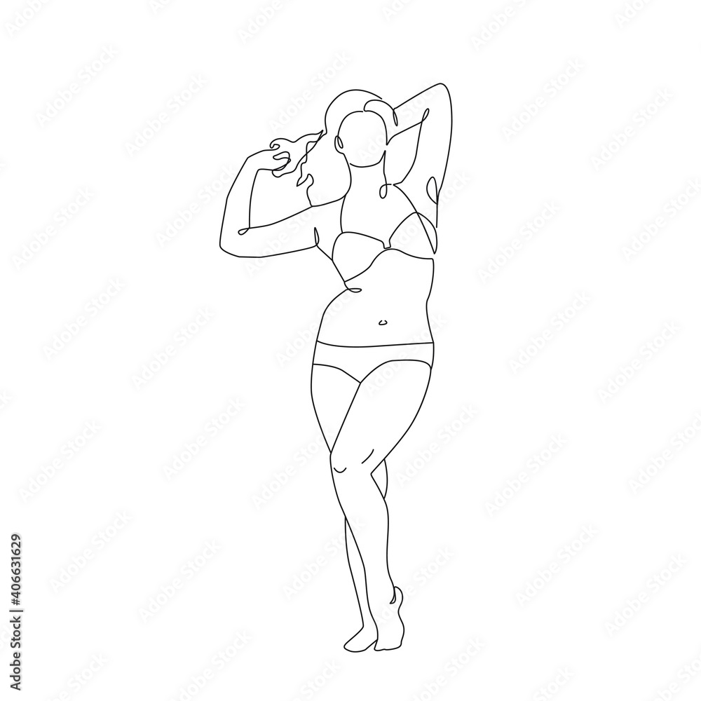 Woman Body Standing Pose Line Art Drawing. Female Nude Minimalist Illustration. Woman Beauty Line Art Drawing. Good for Prints, T-shirt, Banners, Slogan Design Modern Graphic Style. Vector Woman Body Standing Pose Line Art Drawing. Female Nude Minimalist Illustration. Woman Beauty Line Art Drawing. Good for Prints, T-shirt, Banners, Slogan Design Modern Graphic Style. Vector