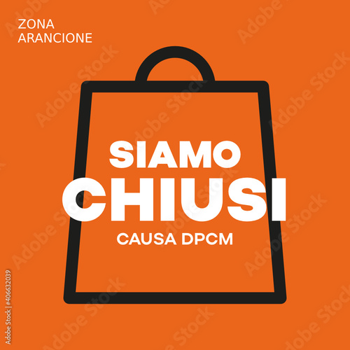 Zona arancione: siamo chiusi causa dpcm