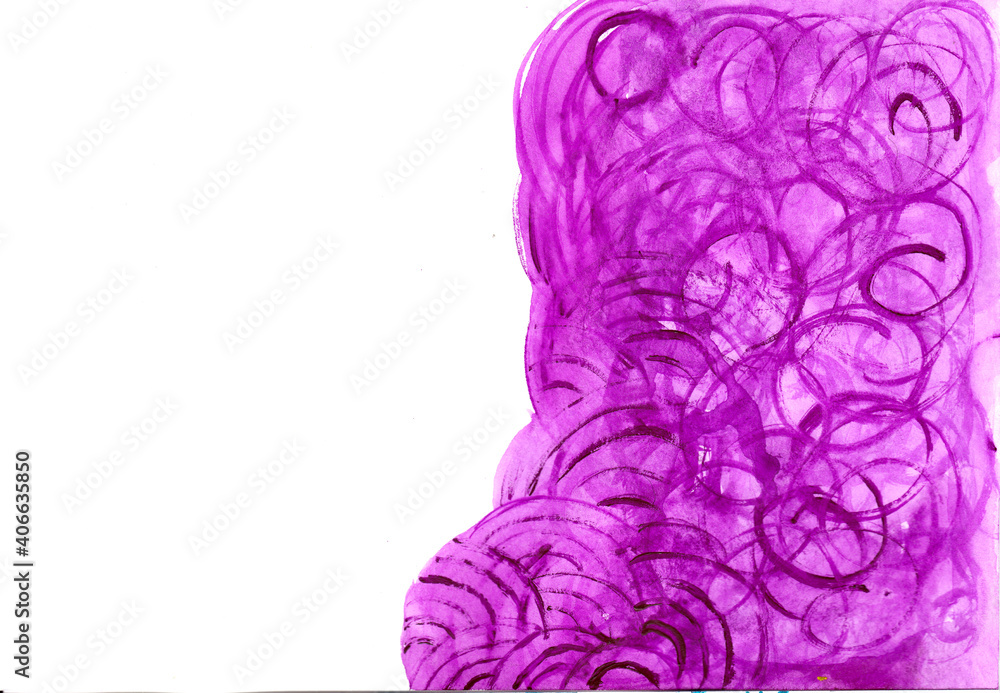 Hand drawn watercolor purple background Hand drawn watercolor purple background
