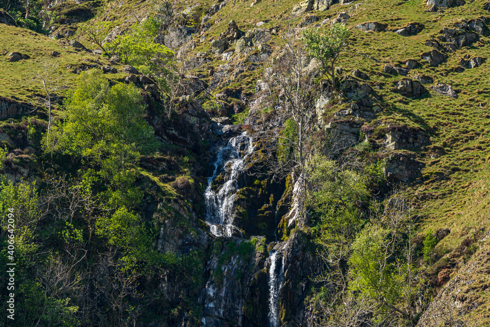 Cautley Spout Waterfall in the Howgill Fells near Low Haygarth, Yorkshire Dales National Park, Cumbria, England, UK Cautley Spout Waterfall in the Howgill Fells near Low Haygarth, Yorkshire Dales National Park, Cumbria, England, UK