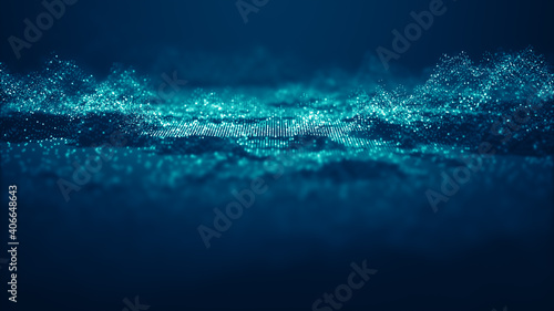 Abstract technology big data background concept.