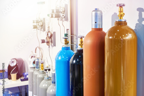 Quadro su tela Gas cylinders