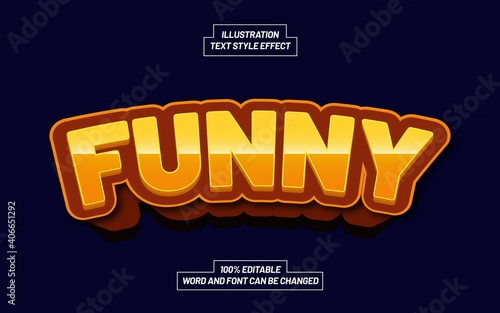 Funny Game Text Style Effect