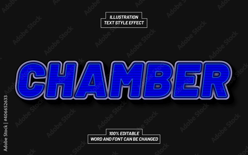 Chamber 3D Bold Text Style Effect