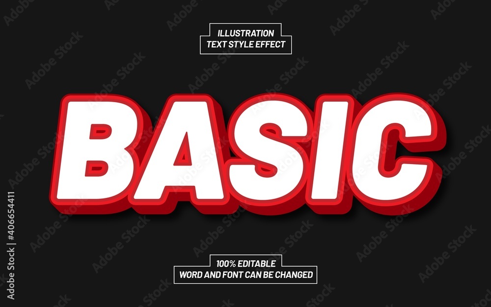 Basic Text Style Effect