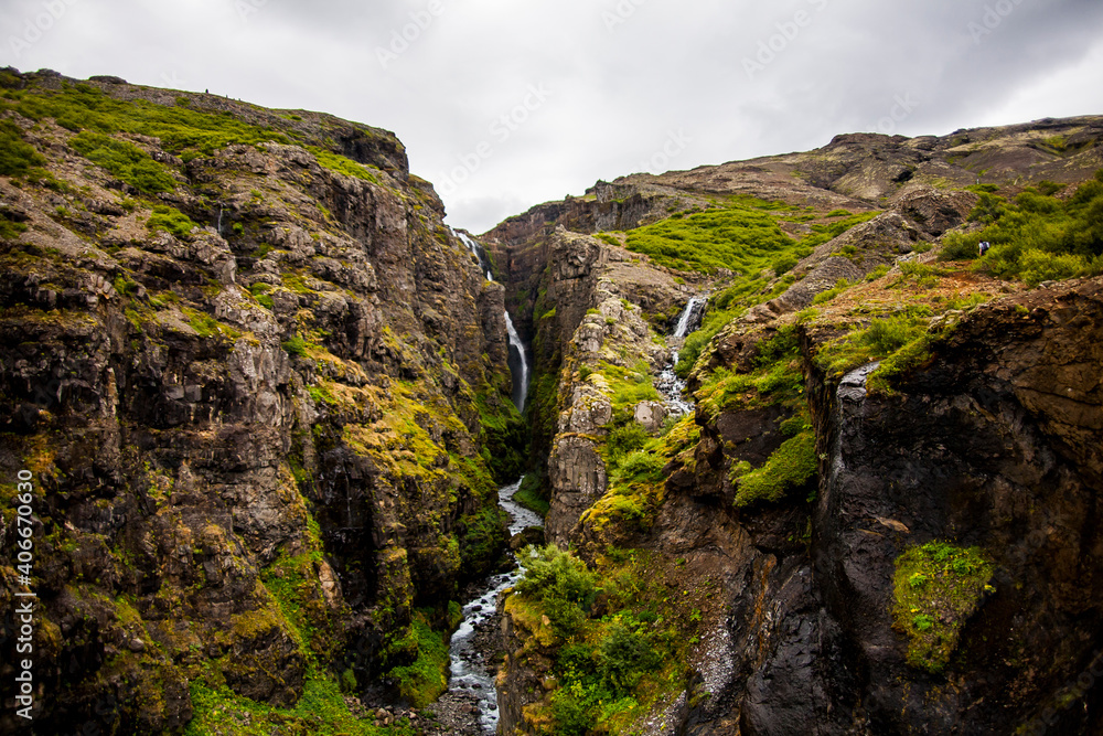 Fototapeta premium Summer landscape in Southern Iceland, Europe