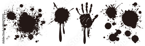blood splatter splash drop paint