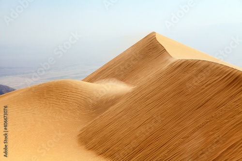 Cerro Blanco sand dune near Nasca or Nazca town in Peru