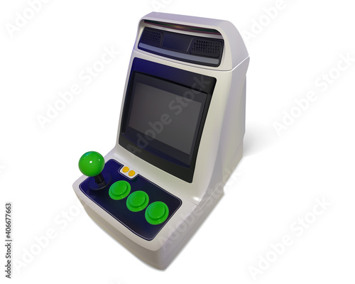 ゲームセンター/透明背景だから使いやすい！懐かしいゲームのイメージに使おう！イラレブック