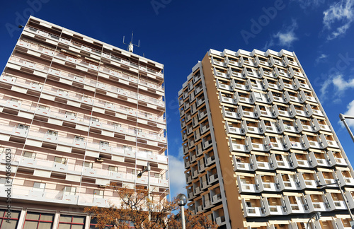 Modern apartment buildings in Faro, Algarve Region, south of Portugal