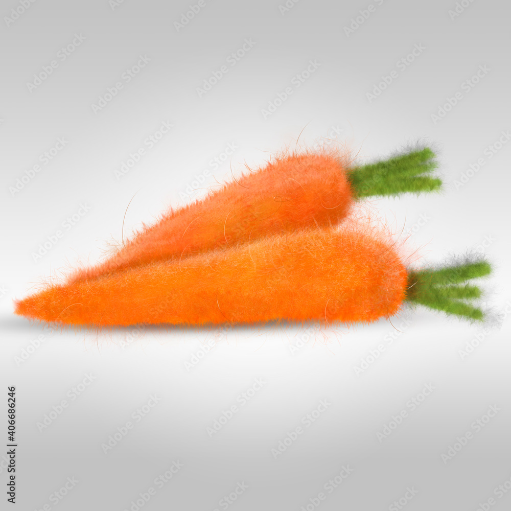 Carota peluche Stock Illustration | Adobe Stock