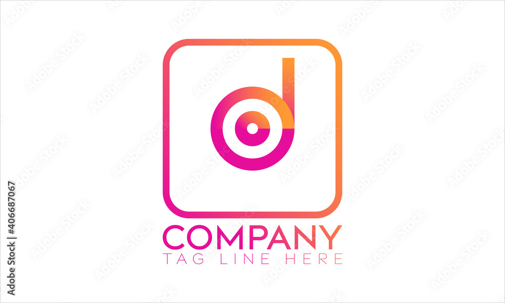 Creative d letter icon logo vector template Creative d letter icon logo vector template