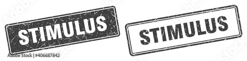 stimulus stamp set. stimulus square grunge sign